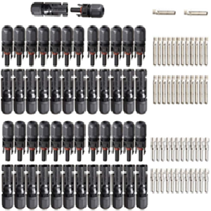 25Pairs / 50PCS Solar Connectors - Male & Female IP67 Waterproof Connector (25 Pairs Solar connectors)