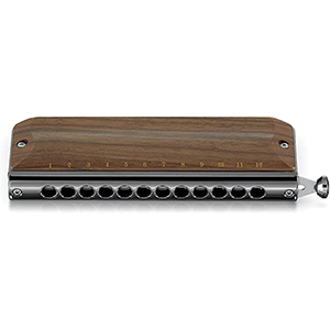 Suzuki G-48W-C Gregoire Maret Signature Harmonica, Wood Cover